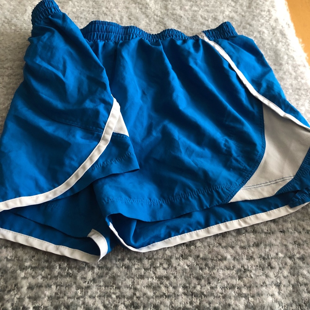 Nike athletic shorts blue size large